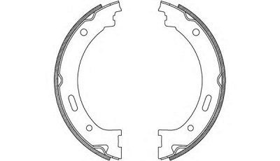OPEN PARTS bsa223900 -  Комплект тормозных колодок